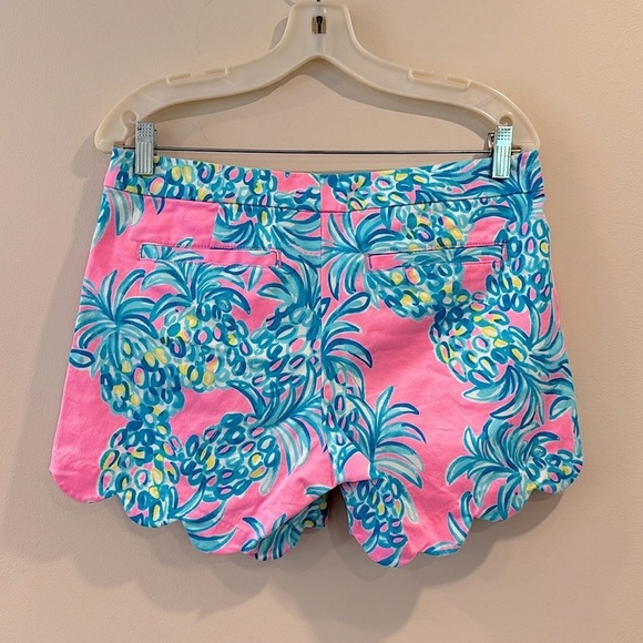 🔥Lily Pulitzer Pink and Blue Patterned Women Shorts🔥 - Picture 8 of 8